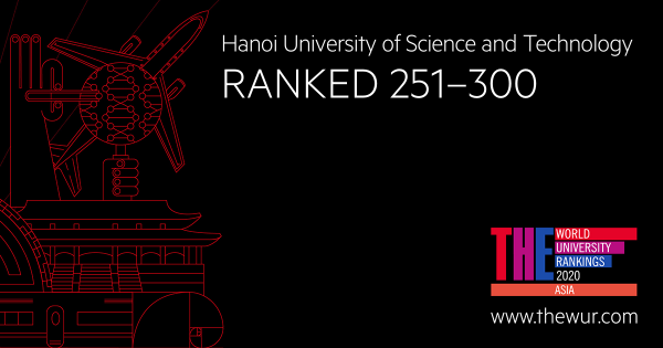 ĐHBK Hà Nội được xếp hạng trong TOP 300 trường đại học tốt nhất châu Á năm 2020 bởi Times Higher Education