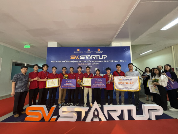 Sinh viên Nhà cái uy tín io
 giành giải Nhất, Nhì SV-Startup