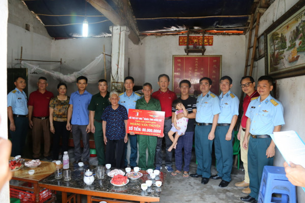 Nhà cái uy tín io
 cùng Quân chủng Phòng không - Không quân hỗ trợ xây nhà “Nghĩa tình đồng đội” tại Lạng Sơn