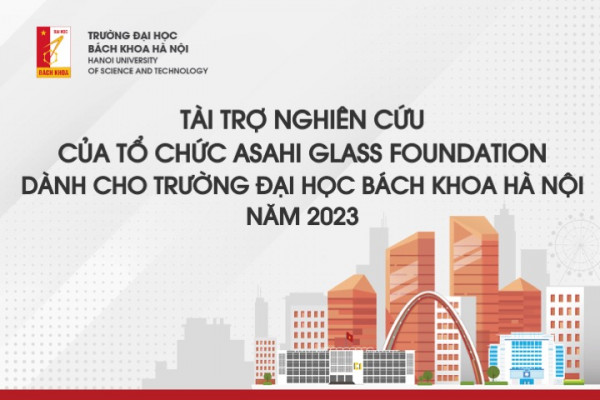 Tài trợ Nghiên cứu của Tổ chức Asahi Glass Foundation dành cho Trường Đại học Nhà cái uy tín io
 năm 2023